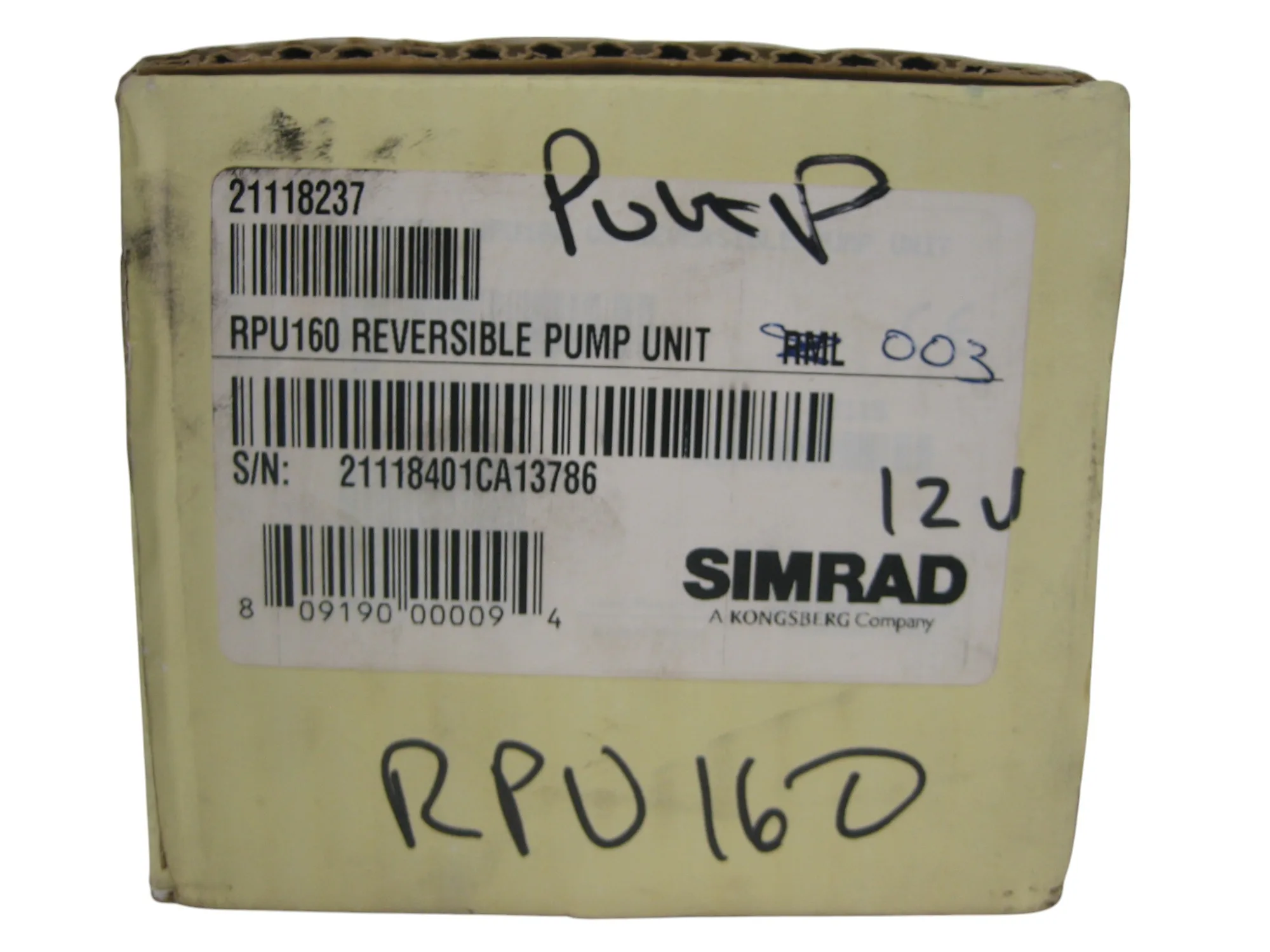 Simrad RPU160 Reversible Hydraulic Pump f/Autopilot - Rebuilt & Fully ...