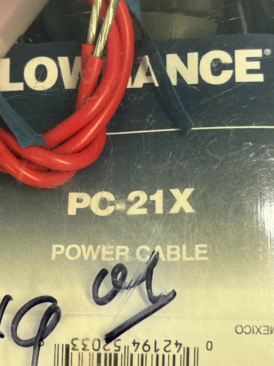 Lowrance PC-21X 99-56 Power Cable for LCX LMS GlobalMap *NEW IN PACKAGE* - Image 3