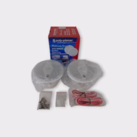 Poly-Planar MA-6500 2-Way Platinum Round Speakers x2 80W (White) New Open Box Free US Shipping