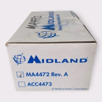 Midland MA4472A Heavy-Duty Mobile Microphone W/ Mic Mount Clip **New**