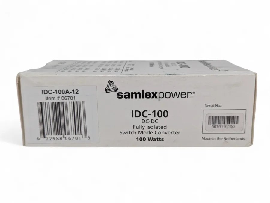 Samlex IDC-100A-12 100W DC-DC Converter 9-18V Input 12.5V Output NEW Open Box - Image 4