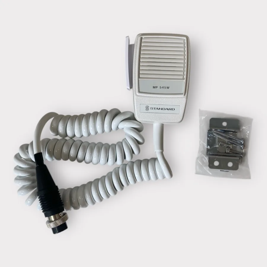 Standard Horizon MP545W Replacement Hand Microphone W/ Mic Clip - White **New**
