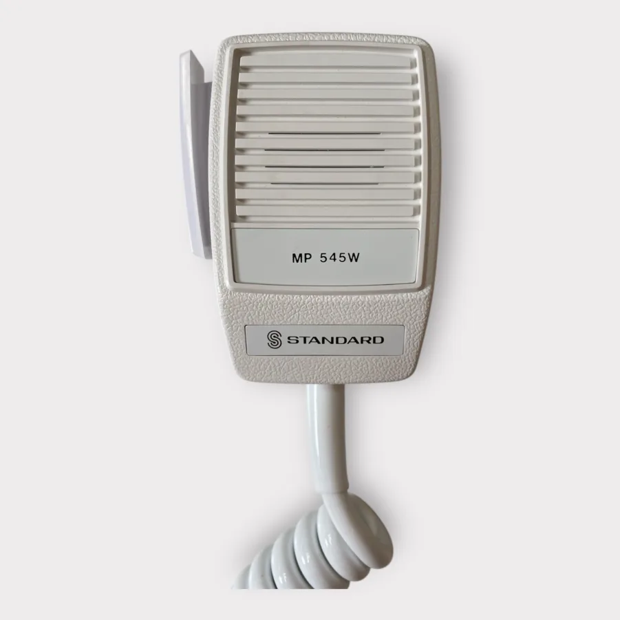 Standard Horizon MP545W Replacement Hand Microphone W/ Mic Clip - White **New** - Image 3