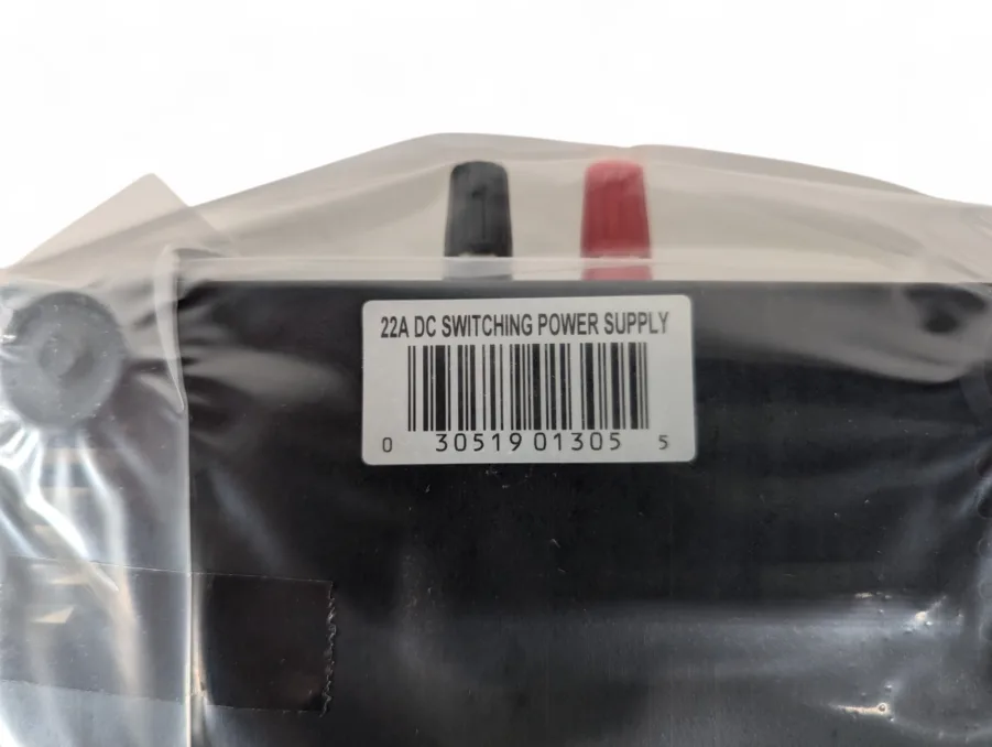 Speco SPT-PSR-22S 110VAC/220VAC Input 13.8V 22A Output Switch Mode DC Power Supply NEW - Image 5