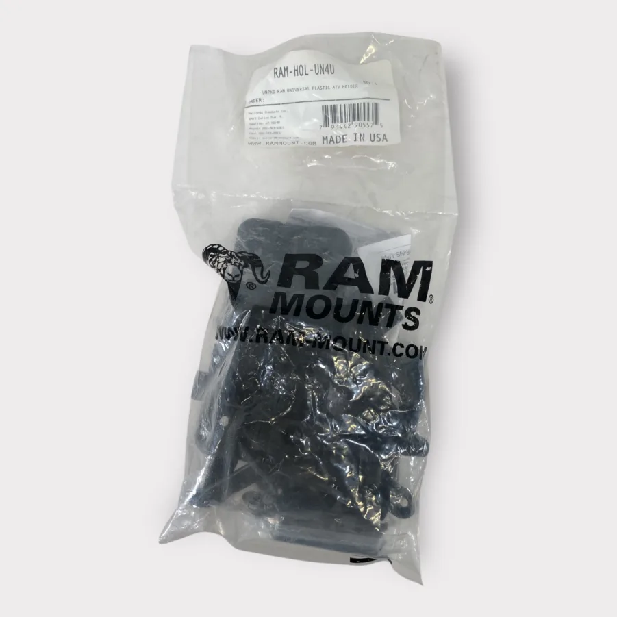 RAM Mounts RAM-HOL-UN4U Universal Electronics Finger-Grip Plastic ATV Holder **New** - Image 2