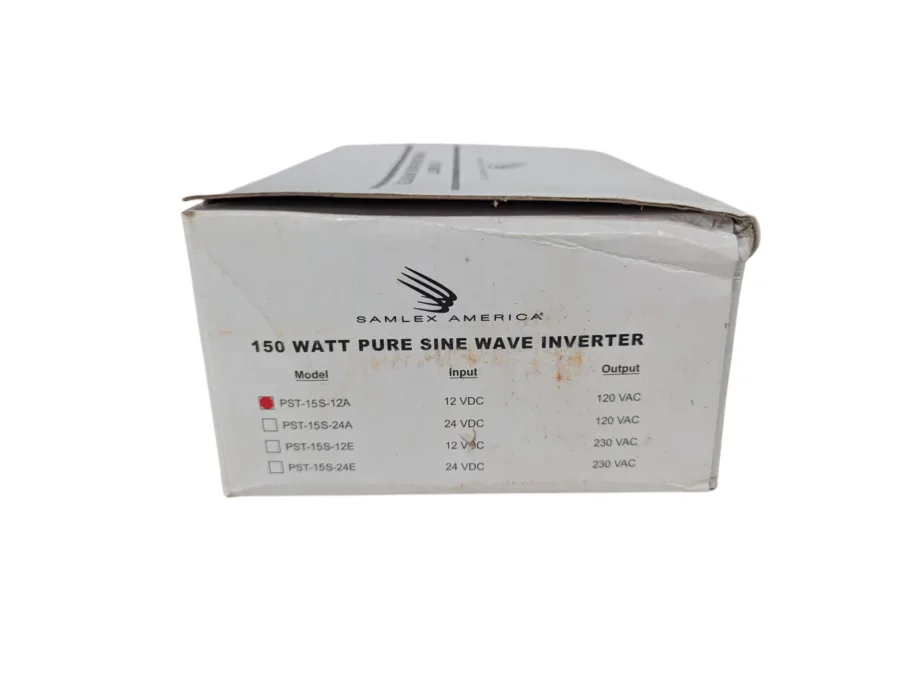 Samlex PST-15S-12A 150W Pure Sine Wave Inverter With Automotive DC Plug NEW Open Box - Image 4