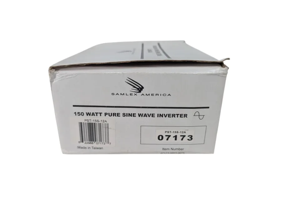 Samlex PST-15S-12A 150W Pure Sine Wave Inverter With Automotive DC Plug NEW Open Box - Image 5