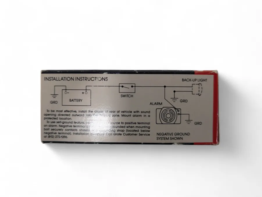 Grote 73040 12-24V 97 dB Back-Up Alarm NEW - Image 4