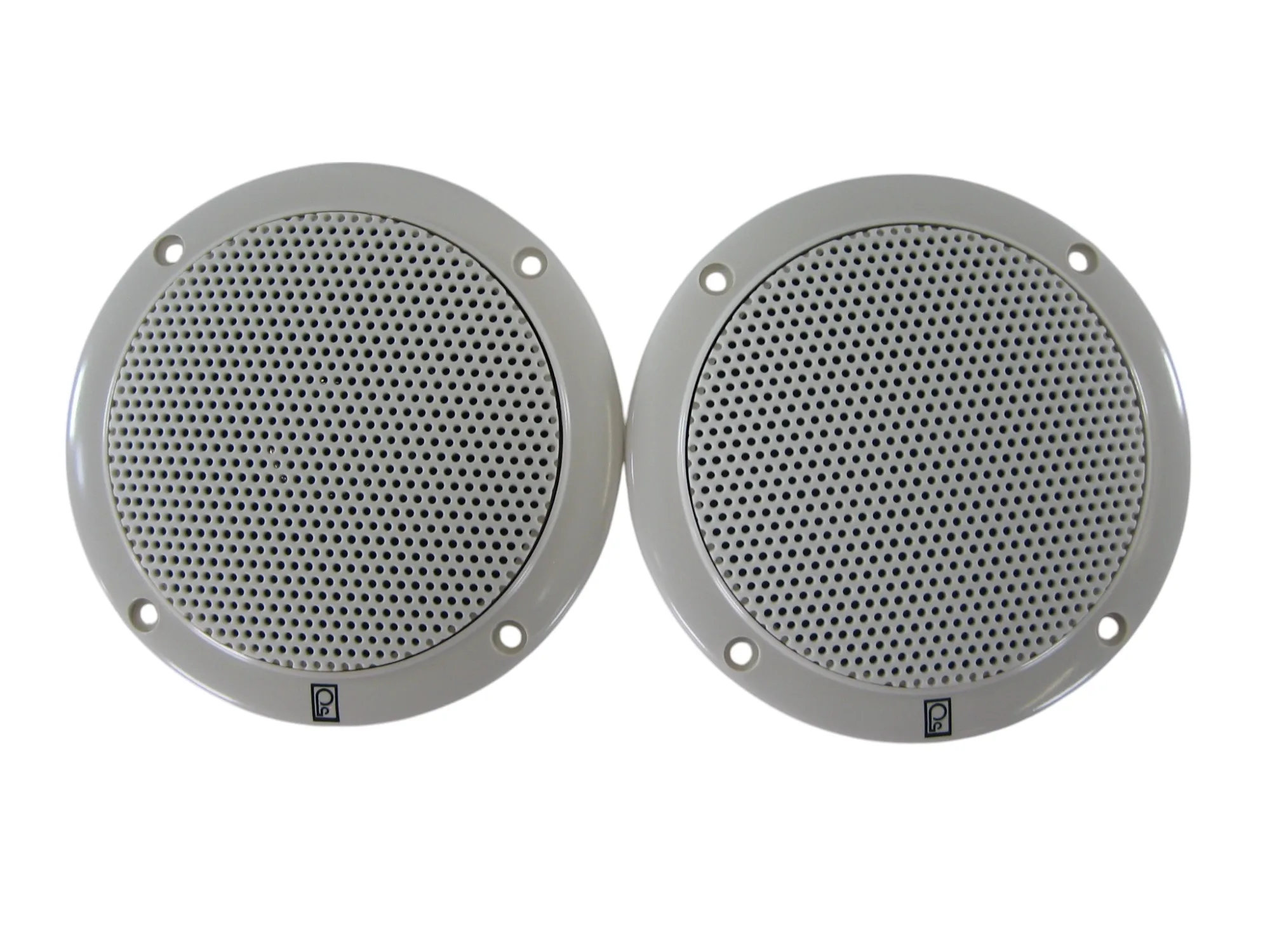 Poly-Planar 4 Inch Marine Speakers - 2-Way Coaxial Waterproof 40W