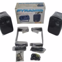 Pyramid 3070 3.5'' Two Way Bass Reflex Mini Monitor Speakers (Black) New-Old-Stock 90-Day Warranty