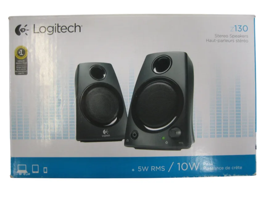 Logitech Z130 Full Stereo Sound PC Speakers New-Old-Stock 90-Day Warranty - Image 9