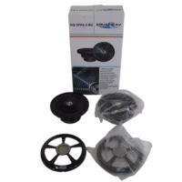 Aquatic AV AQ-SPK6.5-BG Marine Grade Premium 6.5'' Coaxial Speakers (Black Grille) New-Old-Stock
