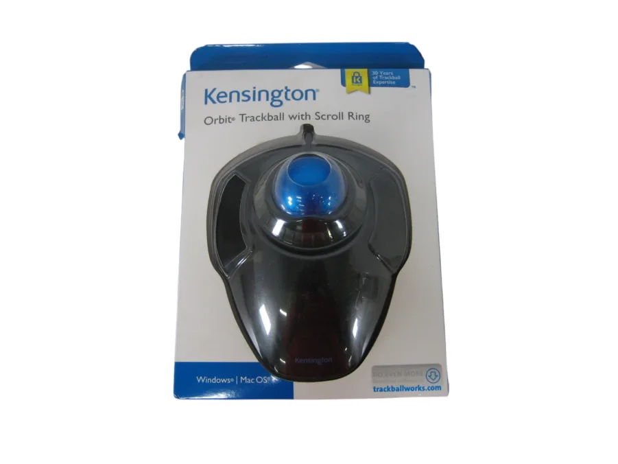 Kensington K72337US Orbit Trackball With Scroll Ring Trackball Wired Mouse NEW