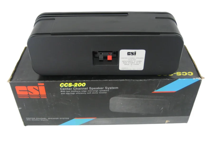 CSI CCS-200 Center Channel Speaker f/Home Theater & Surround Sound New-Old-Stock 90-Day Warranty - Image 3