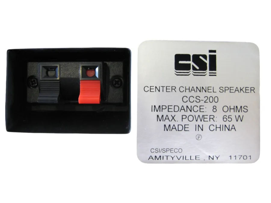 CSI CCS-200 Center Channel Speaker f/Home Theater & Surround Sound New-Old-Stock 90-Day Warranty - Image 7