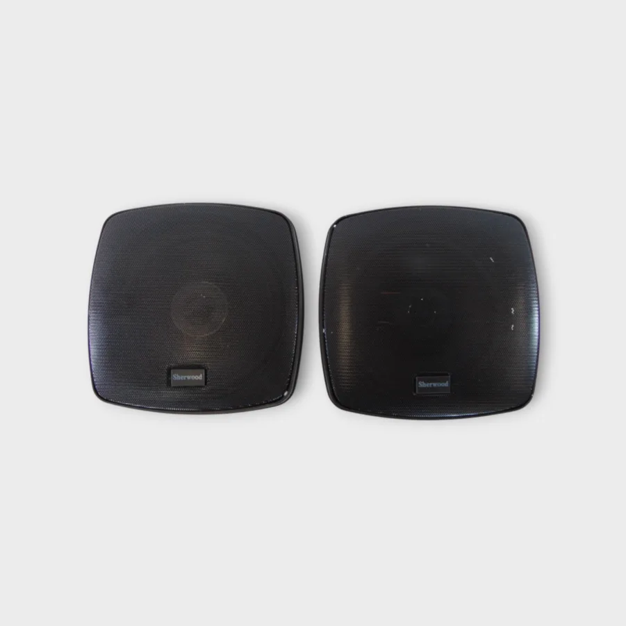 Sherwood SX-1017 6.5" Two Way Car Speakers 80 Watts (Black) Max *New Open Box* Free US Shipping - Image 2