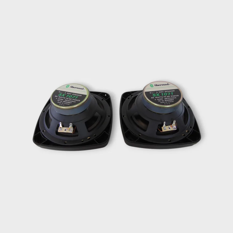 Sherwood SX-1017 6.5" Two Way Car Speakers 80 Watts (Black) Max *New Open Box* Free US Shipping - Image 4