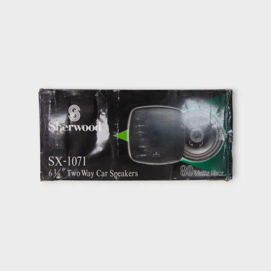 Sherwood SX-1017 6.5" Two Way Car Speakers 80 Watts (Black) Max *New Open Box* Free US Shipping - Image 6