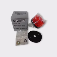 Speco SFR-12 Weatherproof 12VDC Red Strobe Flasher Light (Wired) *New Open Box* -Free US Shipping-
