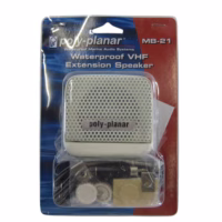 Poly-Planar MB21W Waterproof VHF Marine Extension Speaker (White) New-Old-Stock 90-Day Warranty