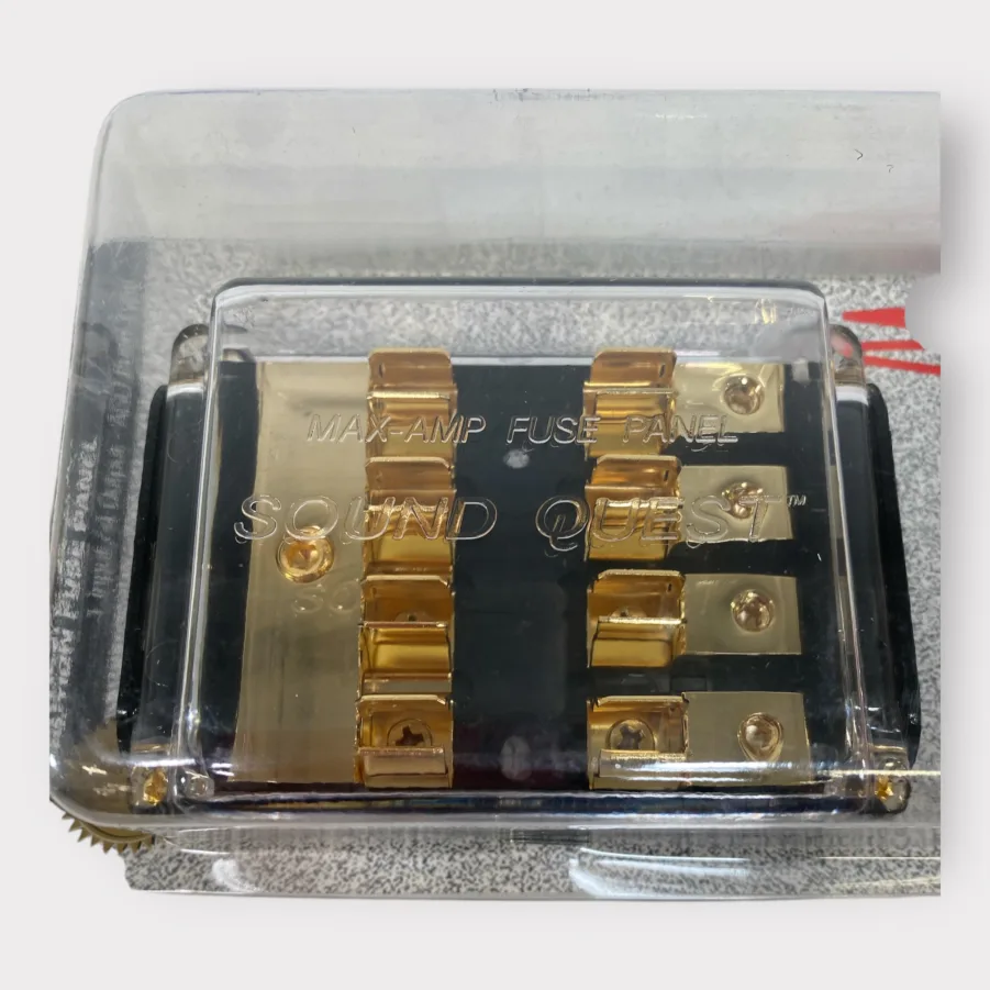 Sound Quest DFP-411 Max-Amp Gold Plated Distribution AGU Fuse Panel **New** - Image 2