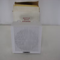 Paso SP600 Baffle w/6'' White Square Box Speaker New-Old-Stock 90-Day Warranty