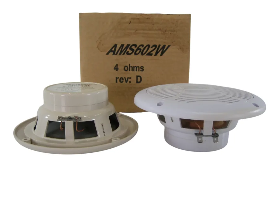 Aquatronics AMS602W 6 1/2'' 2-Way Weatherproof 60 Watt Speakers New-Old-Stock 90-Day Warranty - Image 3