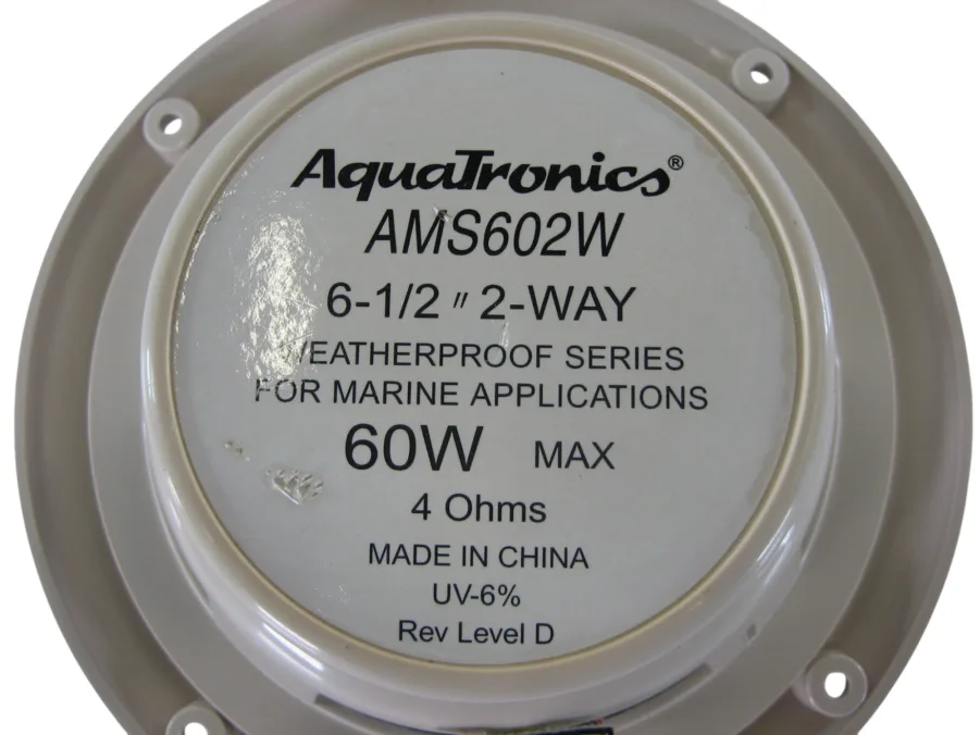 Aquatronics AMS602W 6 1/2'' 2-Way Weatherproof 60 Watt Speakers New-Old-Stock 90-Day Warranty - Image 6