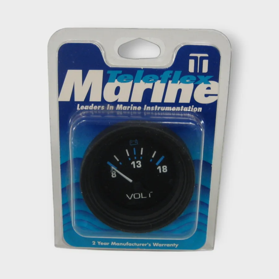 Teleflex Marine 56931P Voltmeter 8-18V DC 2" Gauge NEW