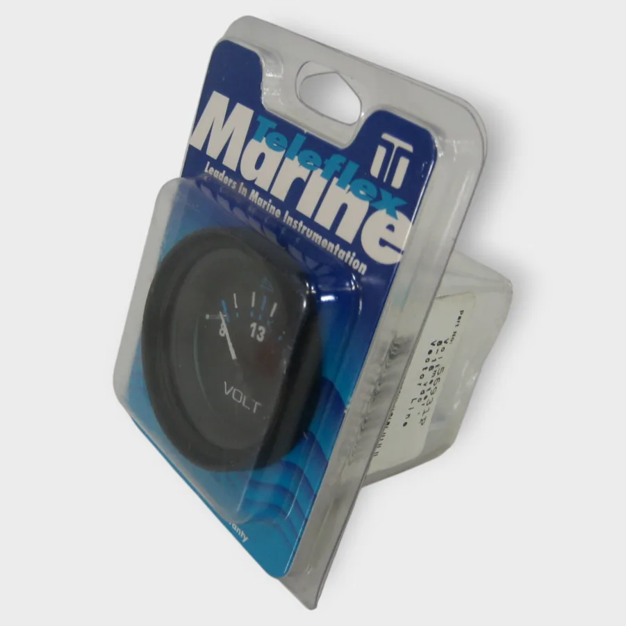 Teleflex Marine 56931P Voltmeter 8-18V DC 2" Gauge NEW - Image 2