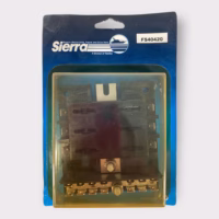 Sierra International FS40420 ATO/ATC 6-Gang Fuse Box W/ Ground Bus Bar **New**