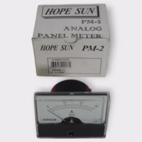 Hope Sun PM-2 Analog Panel Meter 0-30 Amps Gauge Ammeter NEW