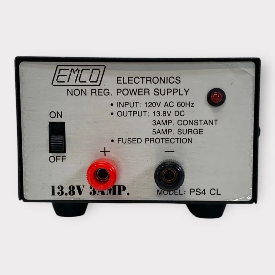 EMCO PS4CL 120VAC/ 13.8VDC Nonregulated DC Power Supply - 3 Amp **New** - Image 2