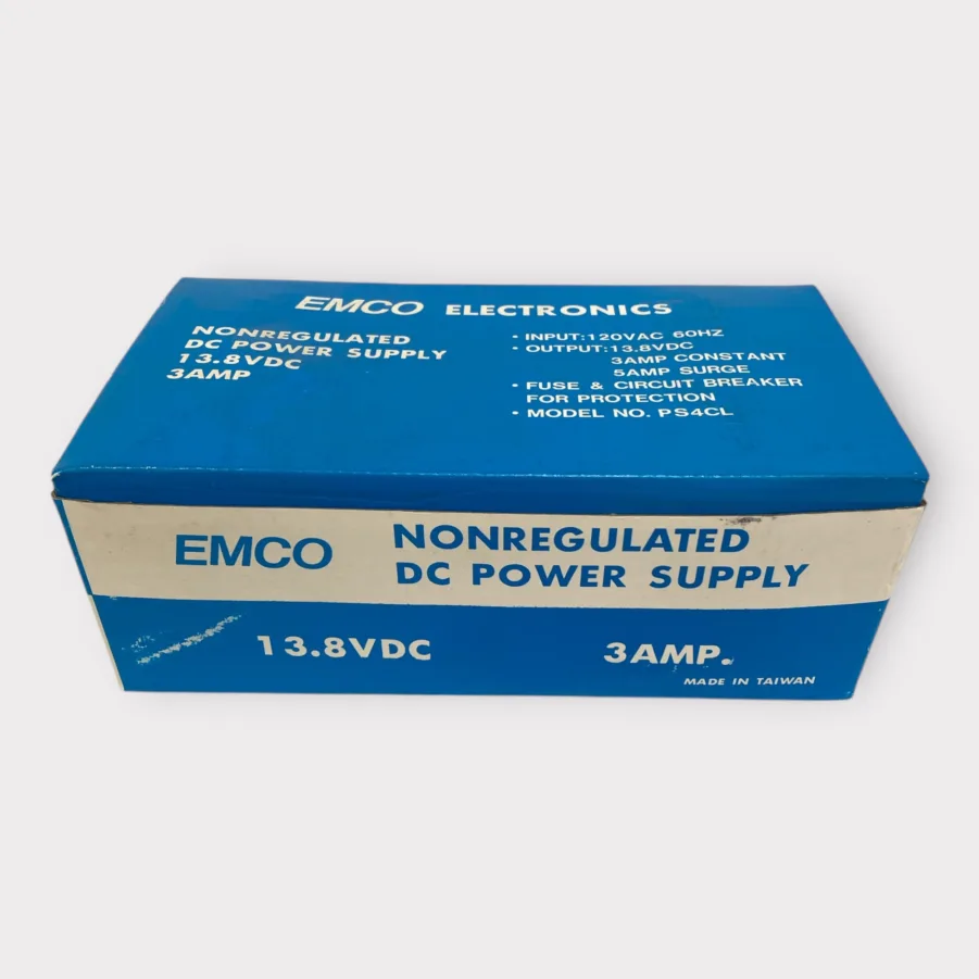 EMCO PS4CL 120VAC/ 13.8VDC Nonregulated DC Power Supply - 3 Amp **New** - Image 6