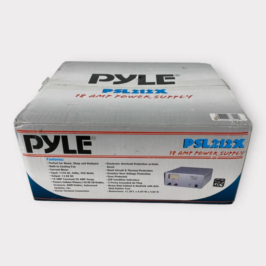 Pyle PSL212X 115VAC/ 13.8VDC 18 Amp Power Supply - 450 Watts **New**