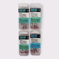 Ancor 230206 Double Crimp Nylon Ring Terminal 22-18 AWG 3/8" Screw *Lot of 20*