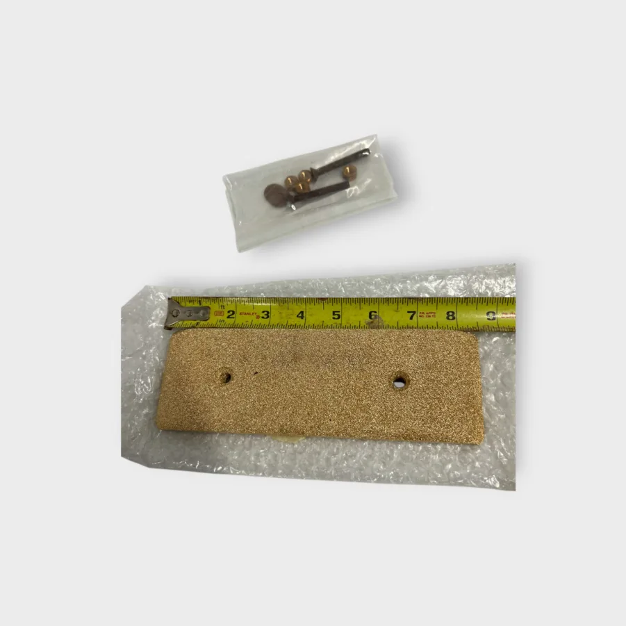 D Lilly DLP-8 Porous Bronze Ground Pad Dyna Plate 8.5"x2.75" Replaces Guest 4008 - Image 4
