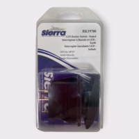 Sierra Marine RK19700 Red LED SPST Off/On Rocker Switch - 12V **New**