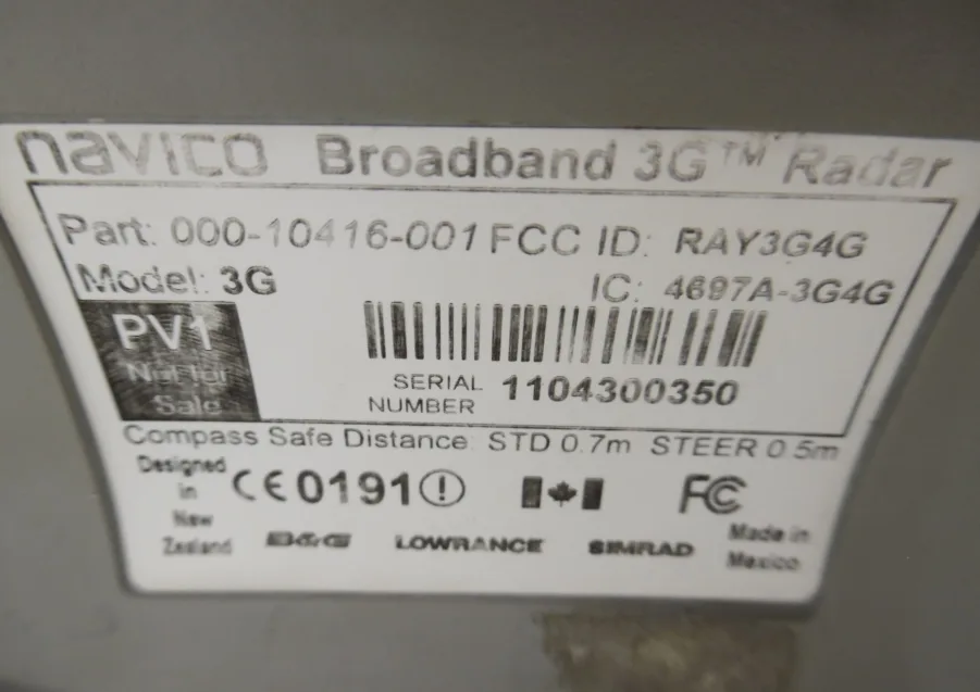 Simrad/Lowrance/Navico/B&G Broadband 3G Radar Dome (Tested Good) - Image 9