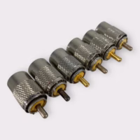 RF Industries RFU-645 Mini-UHF Male To UHF Male PL-259 Adapter **Lot of 6**