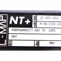 C-Map C-Card NT+ "Narragansett Bay to Cape May" M-NA-C303.04 / 22 APR 2002 -Great Condition/Tested-