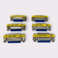 DB15 Female To Female 15-Pin Low Profile Mini Gender Changer **Lot of 6**