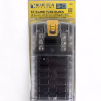 Blue Sea Systems Part No. 5026 12 Circuit ST Blade Fuse Block 1A-30A- NEW-