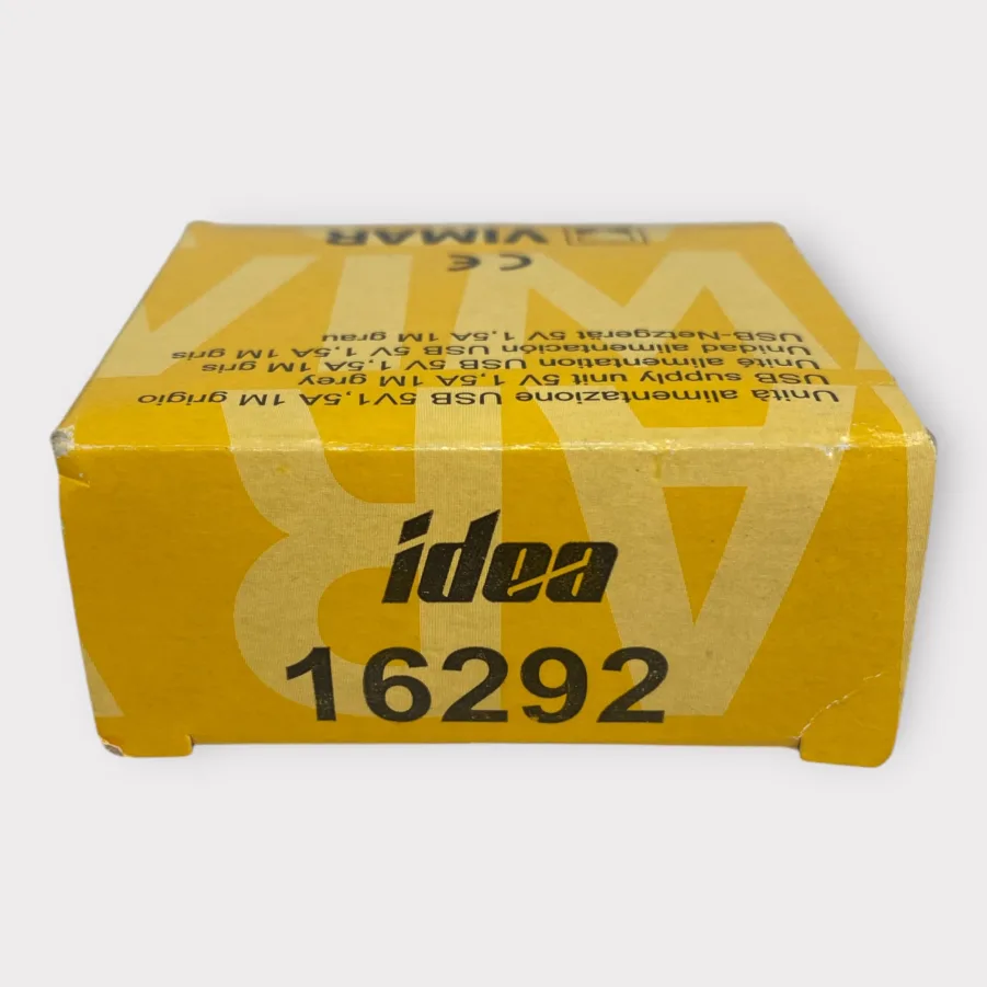 VIMAR - 16292.AC.15 Alimentatore USB A+C 5V 3A 15W 1M grigio