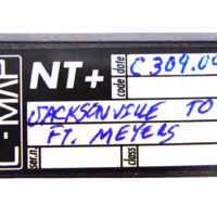 C-Map C-Card NT+ "Jacksonville to Fort Myers" NA-C309.04 - Great Condition - Free US Shipping