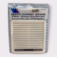 Valmar 41005 Remote External Speaker For All VHF Radios - 6 Watts - White **New**