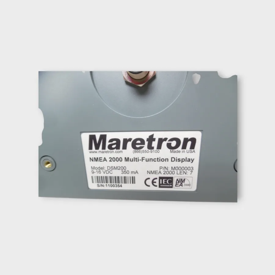 Maretron - DSM200 - NMEA2000 Multi-Function Graphic Display - Showroom Model - Image 6