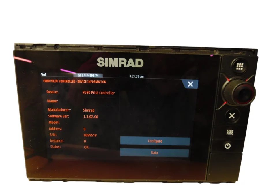 Simrad-FU80 Follow Up Remote Control 000-10183-001 - Image 10