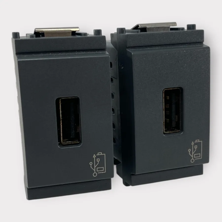 Vimar Idea 16292 USB Supply Unit 5V/1.5A - Grey **Lot of 2** - Max ...