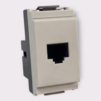 Vimar Idea 16335.B ISDN RJ11 Phone Jack 6-Position / 4-Conductor - White